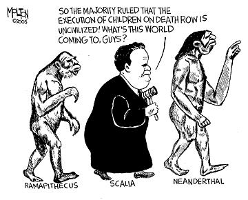 Scalia on executing children