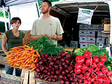 Bethanny Peters (left) and Alex Brown of Full Sun Farm
