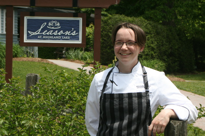 ROCK STAR: Despite her culinary achievements, including a statewide win in this year's Fire on the Rock cooking competition, Chef Michelle Bailey remains humble. Photo courtesy of The Highland Inn