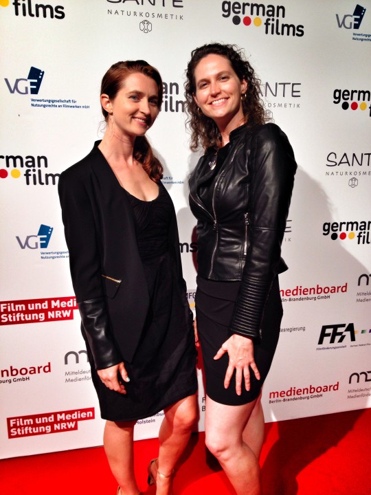 Lela and Katie on the red carpet