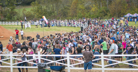 Spectators the Oct. 11 Red Bull Dreamline BMX event in Hendersonville, NC. (photos by Kate Durham)