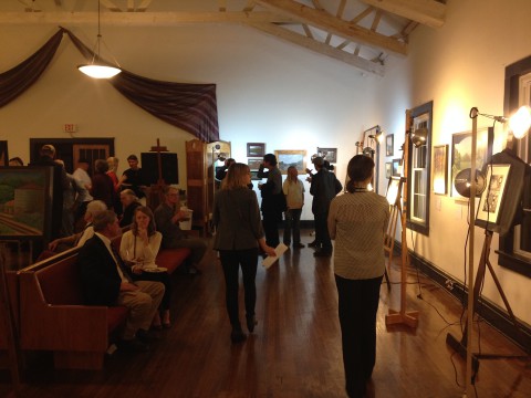 Opening reception. Photo  by Kyle Sherard