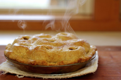 Apple Cranberry Dumpling Pie. Photo compliments of Barbara Swell 