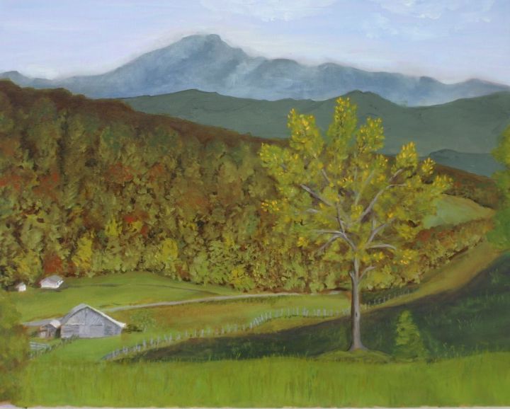Barn - Mt. Mitchell by Cecil Bothwell