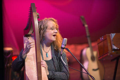 Amy White performs as part of A Swannanoa Solstice. Photo by Sandra Stambaugh