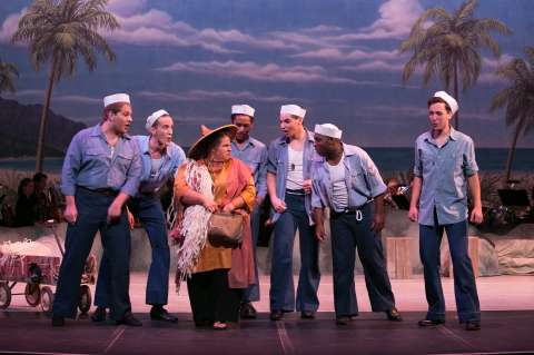 A scene from Asheville Lyric Opera's production of South Pacific. Photo courtesy of ALO