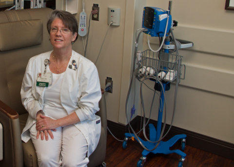 MIRALCELS EVERY DAY: Shirley Ballantyne BSN, RN, HNB-BC, HTCI-I, Holistic Resource Nurse, Integrative Healthcare, Cancer Program, Mission Health. (Photo by Cindy Kunst)
