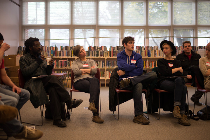 Unions a dirty word: Alia Todd, second from left, said union is a dirty word in North Carolina, and it shouldn't be.