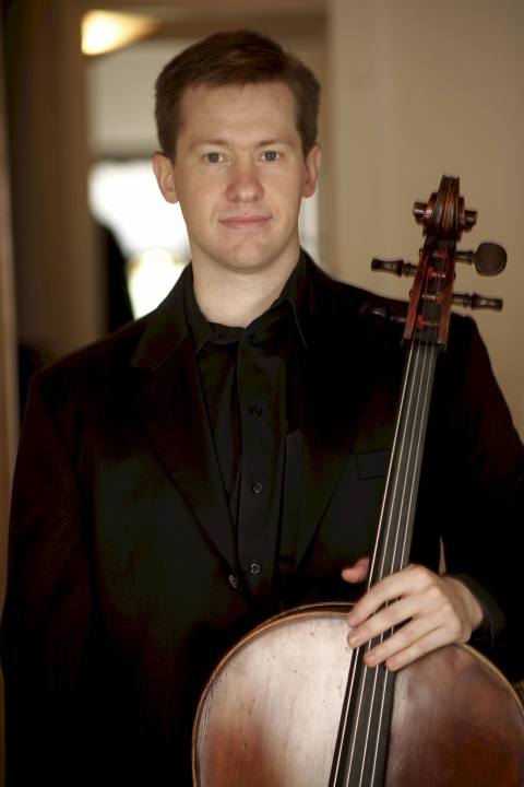 Cellist Alistair MacRae. Photo courtesy of Brevard Music Center