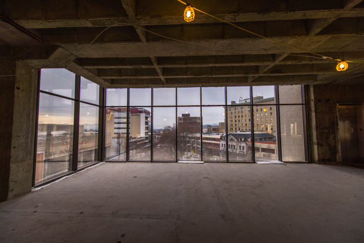 The space is appropriate, with a good view of weather, business, and the NCDC.