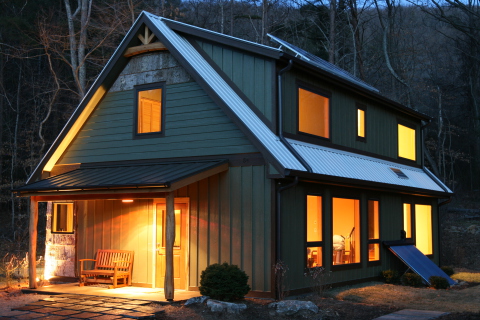 A WNC home using solar panels as a source of alternative energy