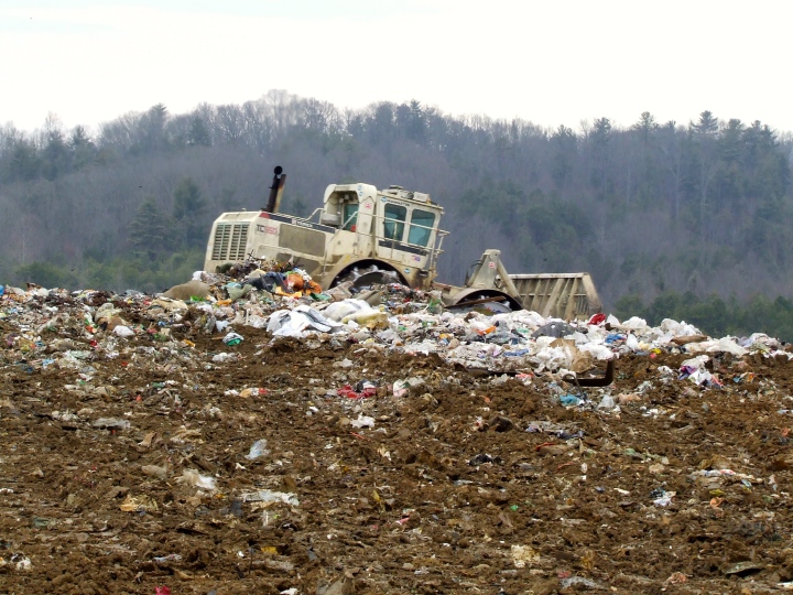 Buncombe County Landfill. Photo by Aiyanna Sezak-Blatt