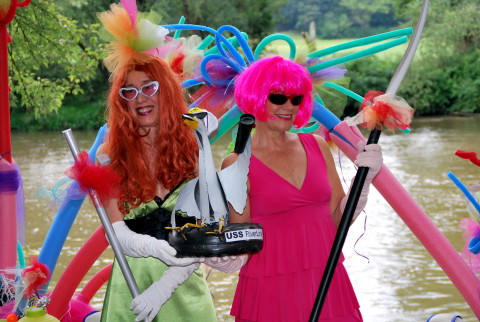 And we'll all float on: RiverLink's annual water parade, Anything That Floats, is a chance for participants to create colorful floats and costumes — and enjoy the French Broad. 