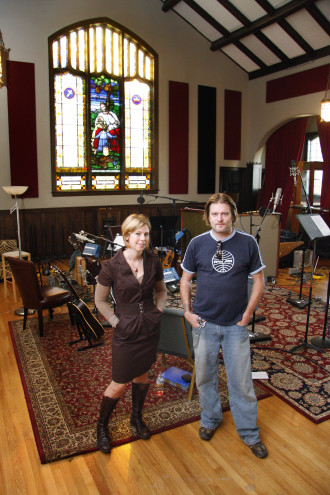 Echo Mountain Studios manager Jessica Tomasin and owner Steve Williams, circa 2008. Express file photo