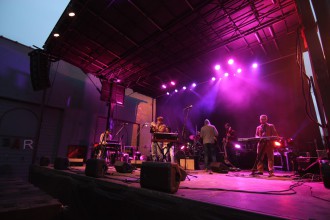 TESTING, ONE, TWO: Before this week's launch of the New Mountain amphitheater, the venue held two protype events. " “Our goal is to build our own permanent stage and have an enclosed space that’s sound-proofed,” says owner Adrian Zelski. Photo courtesy of New Mountain