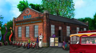 PUBLIC POTENTIAL: city redevelopment plans for the RAD include renovations at 14 Riverside Drive to provide a community information and recreation center. Photo courtesy AARRC.