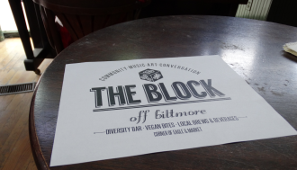 BLOCK PARTY: Asheville's first vegan bar, THE BLOCK off biltmore, will feature nightly music, poetry and art events when it launches in late June. Photo by Krista L. White