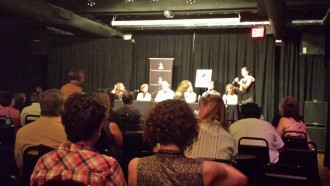 A full house at The Atlamont Theatre for the songwriters panel.