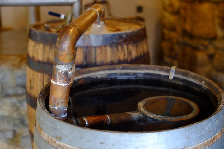 State and federal regulations on distilleries include filing monthly reports on production and earnings, according to Howling Moon's Cody Bradford. Photo by Howling Moon Distillery.
