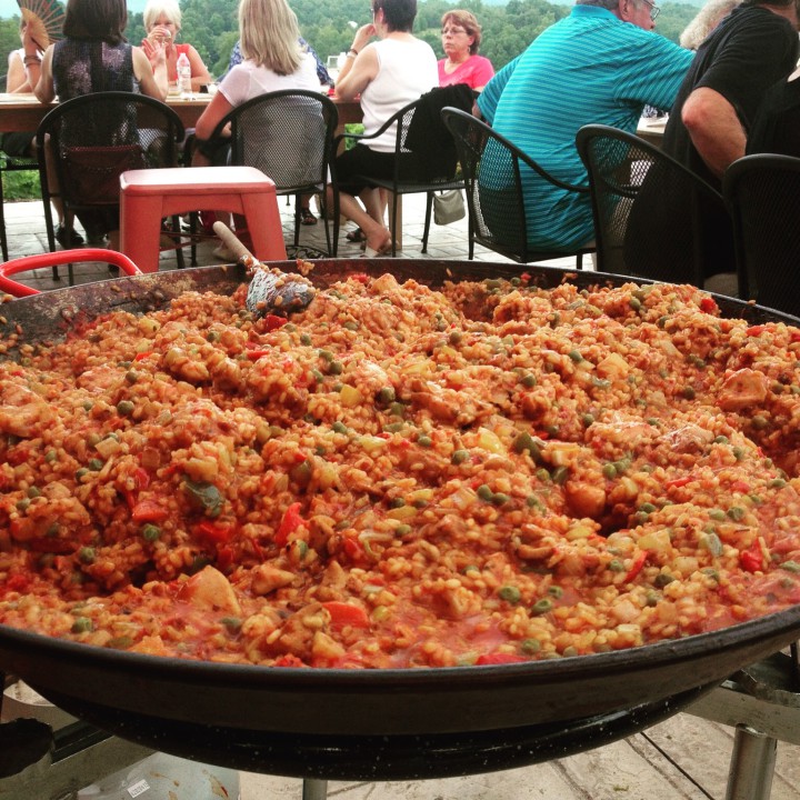 PLENTY TO SHARE: Paella — arguably Spain's national dish — is a rice-based, stove-top casserole.