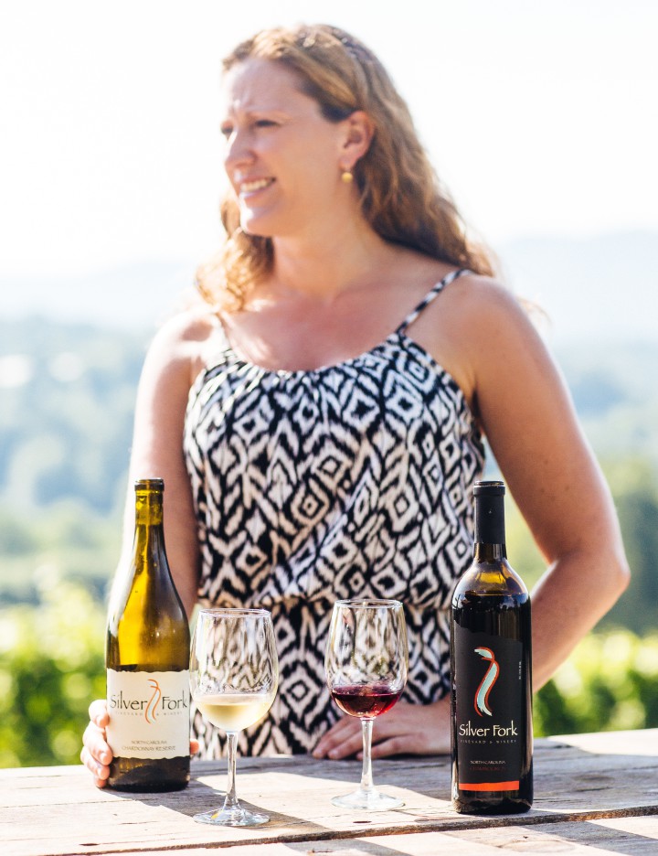 SILVER LINING: Jennifer Foulides, co-owner of Silver Fork Vineyard and Winery in Morganton, is one of a growing number of WNC entrepreneurs who craft artisan wine, cheese or hard cider.