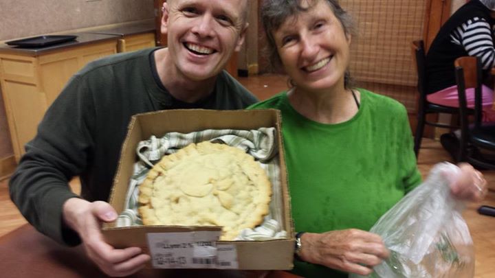 Cathy Scott baked a pie for Rick Wilkes, he paid cash for ingredients, time credits for the labor.