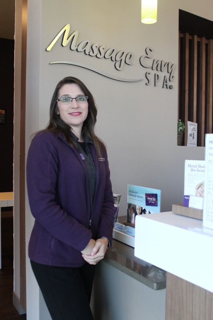 Dawn Larsen is a Massage Envy representative, as well as a chiropractic client. She says she personally believes in the benefit of combining the practices. 