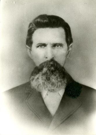 SCOUNDREL OR SCAPEGOAT? James A. Keith, circa 1880. Photo via Mrs. James F. Arnold, El Paso, TX; courtesy of Southern Appalachian Archives, Mars Hill University