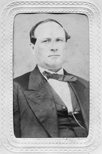 JUSTICE OR VENGEANCE? "A.S. Merrimon, Dem. Ex. Com." Merrimon was in charge of investigating the killings in Shelton Laurel and implicated Keith as the man in charge of the 64th at the time. Photo courtesy of NC Museum of History.