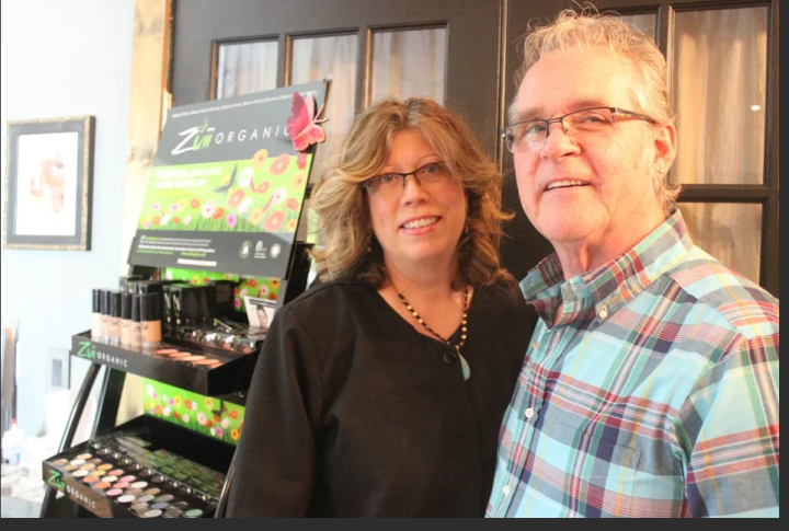 'WHOLE NEW BALLGAME': Julie and Terry Craig opened Rapture Salon & Gallery in Brevard to protect the health of clients with all organic products. Photo by Elizabeth Harrison