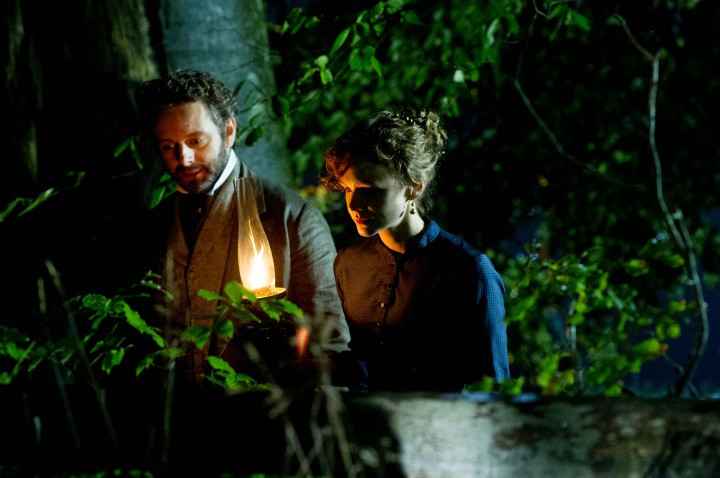 michael sheen and carey mulligan FAR FROM THE MADDING CROWD