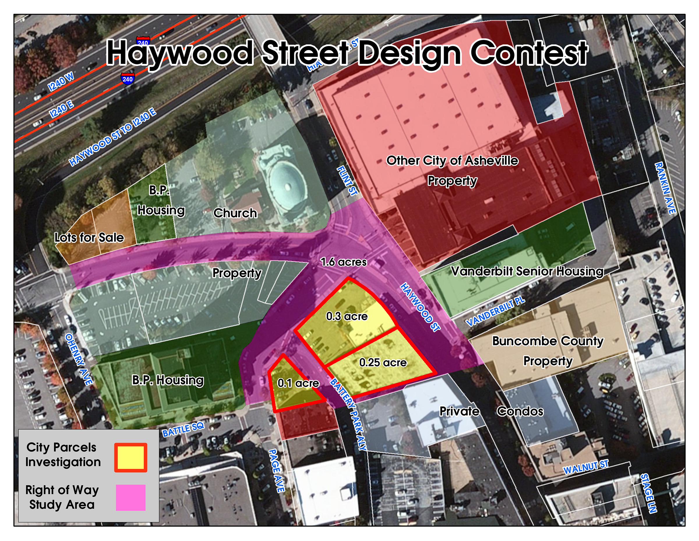 Haywood Street Map 