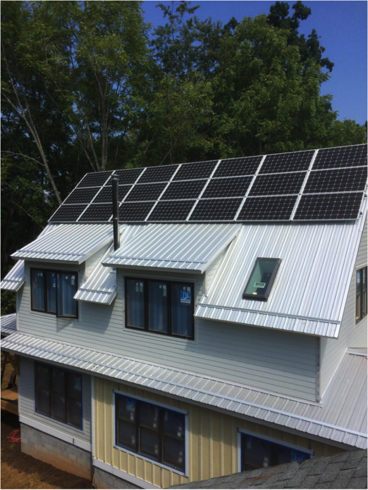 NC Green Built Zero Energy House by Mountain Sun Building & Design