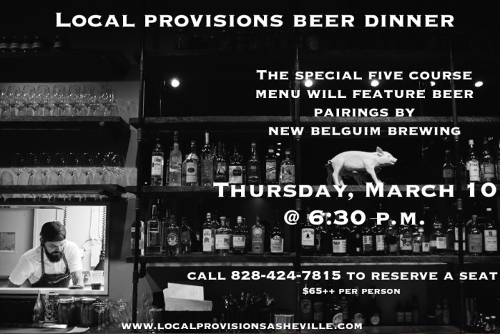 Local Provisions Beer Dinner 3.10.16