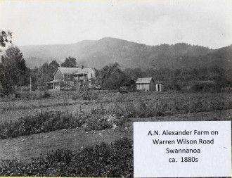 a.n. alexander farm. ca 1880's