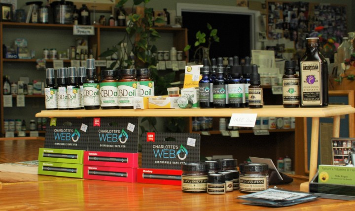 DOPE DISPLAY: Nature's Vitamins & Herbs offers a wide variety of CBD-rich products