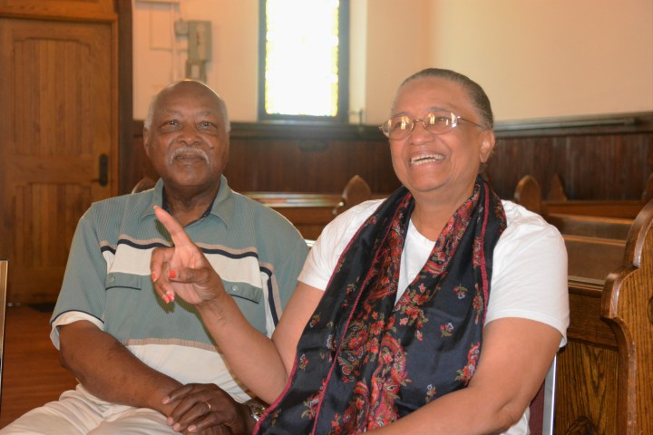 Church members David and Barbara Jones talk about the work they have done to keep the church open.