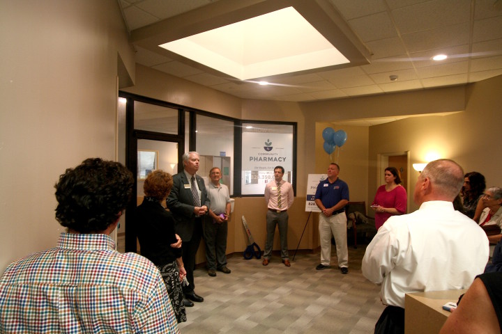 ABCCM executive director Scott Rogers opened the celebration by thanking the community partners who helped to bring the new pharmacy to fruition. "  " Photo by Max Hunt