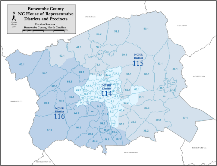 Buncombe County House Districts