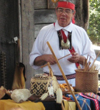 Well-known artist and historian Davy Arch will share stories, legends, and examples of the Cherokee culture at the Cherokee Heritage Festival on Saturday, Sept 17. Photo courtesy of CCCRA