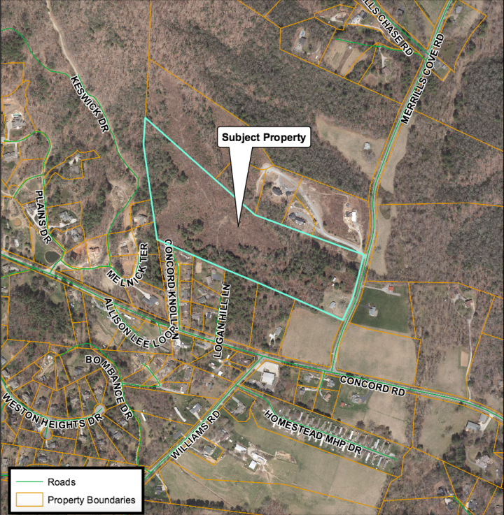 A proposed vacation rental complex, that could house upward of ten cabins, would be located at 28 Merrill Cove Road. The land's owner tells Xpress he will look for another way to move forward with the project.