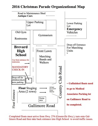 BrevardChristmasParadeStagingLayout2016