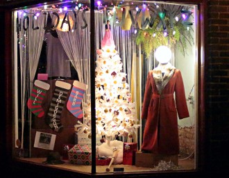 RETRO DONE RIGHT: Clothing store Hip Replacements was inspired by the TV show "STranger Things," interpreting the holiday theme in spooky '80s style.