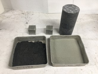 Coal fly ash and ponded aggregate fines used to make Cement-less concrete
