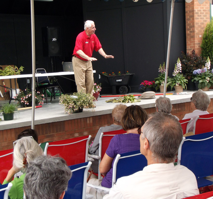 PRO TIPS: Bill Slack, a registered landscape architect, author, and speaker with Southern Living will lead several workshops at this year’s Garden Jubilee, including “Prettiest Front Yard on the Block,” and “WOW! What a Beautiful Backyard.” Photo by Karen Baker courtesy of Henderson County Tourism Development Authority