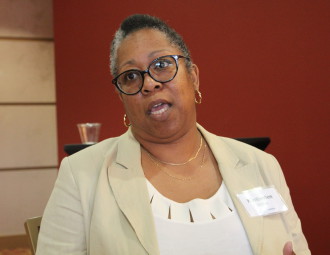 Kimberlee Archie formerly worked for the city of Seattle, overseeing neighborhood relations and services. She now lives in Charlotte and works as a consultant in higher education. Photo by Virginia Daffron