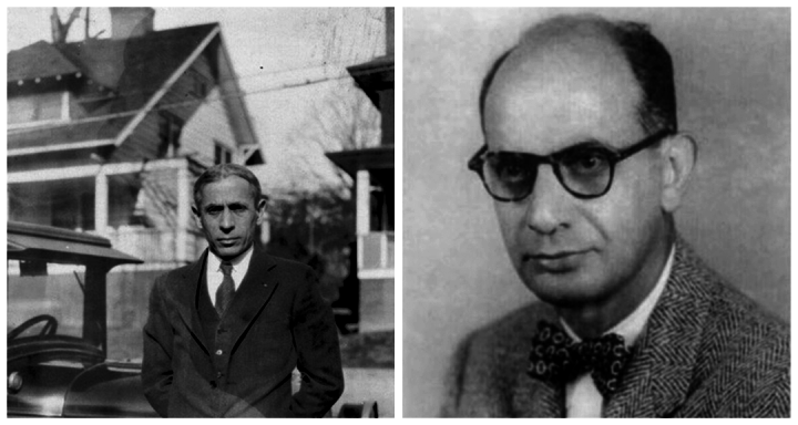 LIKE FATHER, LIKE SON: Harry Finkelstein, left, arrived to Asheville in 1900 on account of an unspecified illness. His son, Leo, was born five years later and would later take over the family business. Photo, left, courtesy of Special Collections, Appalachian State University; photo, right, courtesy of Congregation Beth HaTephila 