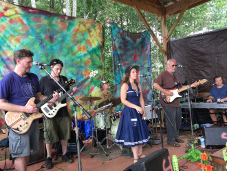 STILL GRATEFUL: At first, local music fans were lukewarm about Grateful Dead songs, but Phuncle Sam, one of Asheville's longest-running tribute groups, steadily built a fanbase. Photo by Amy Soper