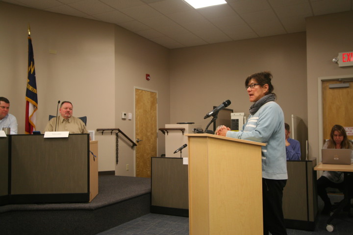 MORE TIME: Buncombe County resident Marilyn Ball hopes that in the future the board of adjustment will give residents more time to review traffic impact studies before making its final judgment. Photo by David Floyd