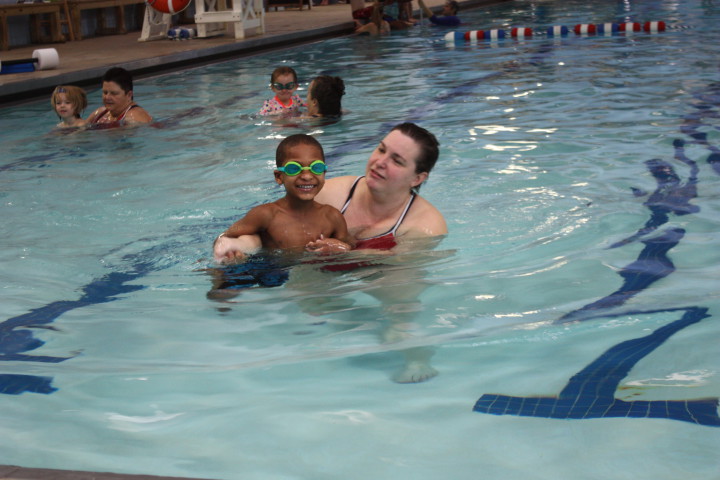 ONE DISPARITY AT A TIME: African-American children are six times more likely to drown than white children. That’s something the YWCA, a local nonprofit organization, is hoping to end through its Swim Equity program, which offers free swim lessons to preschoolers from low-income backgrounds. Photo courtesy of YWCA